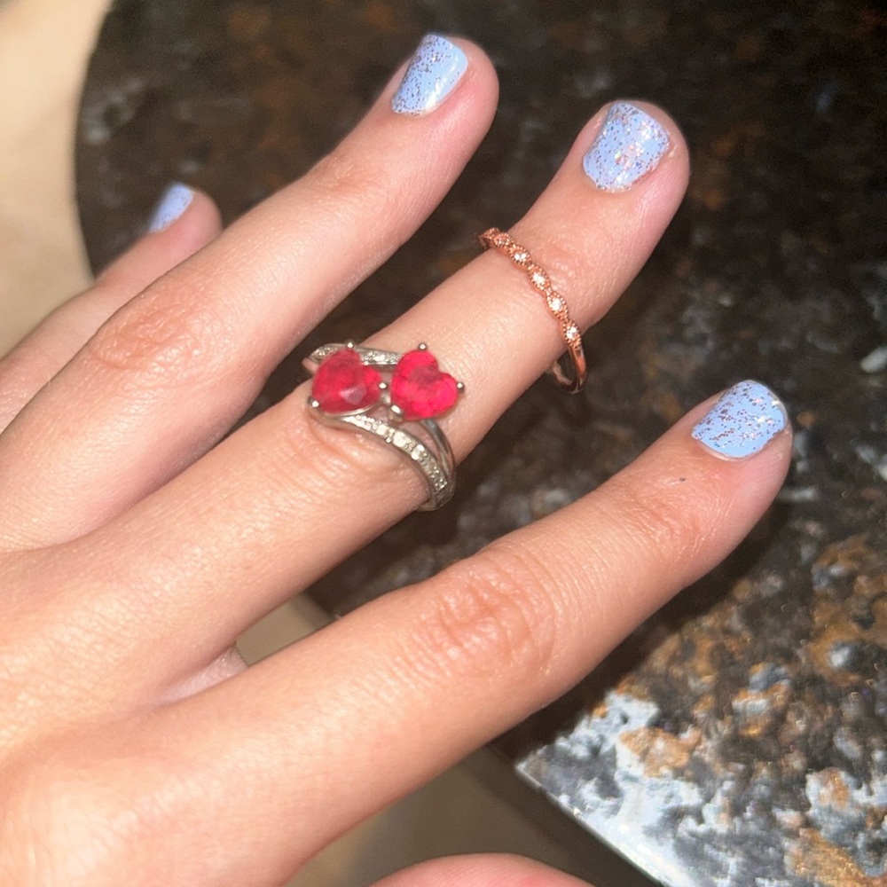 heart rings
